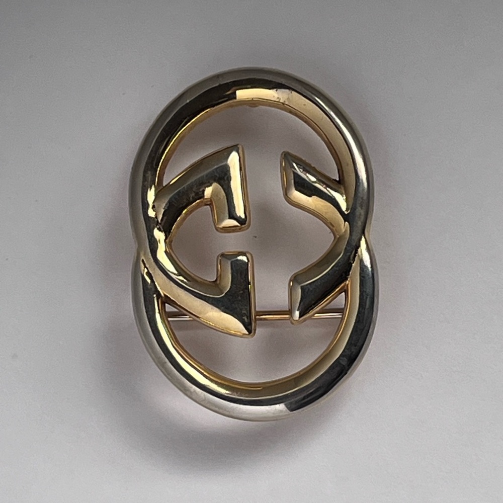 Vintage Gucci Interlocking G Belt Buckle – Gold Tone